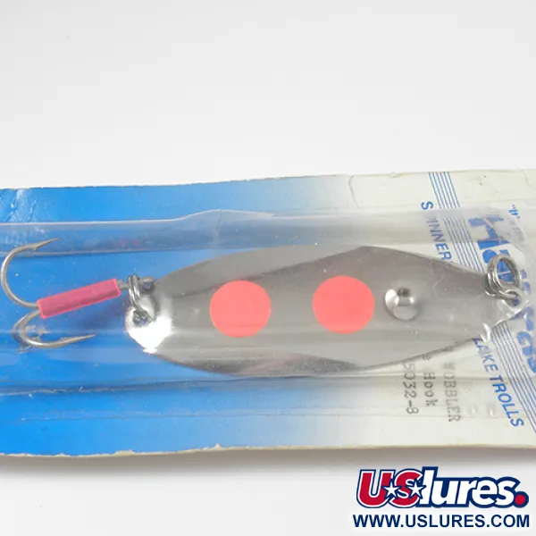 Poulsen Half-Fast Skeddrag, Nickel / Röd, 16g, USA, #2113