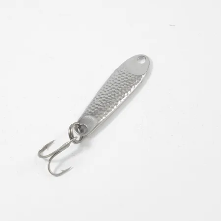 Hopkins S 1/2 Skeddrag, Nickel, 4g, Hamrad yta, #2127