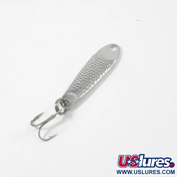 Hopkins S 1/2 Skeddrag, Nickel, 4g, Hamrad yta, #2127