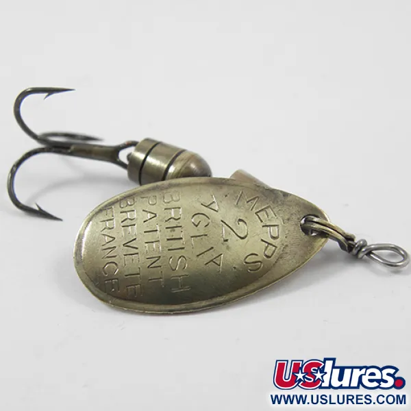 Mepps Aglia 2 Spinnare, Mässing, 4,5g, Konrotationssystem, #2148