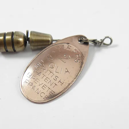 Mepps Aglia 2 Spinnare, Koppar, 4.5g, Patentstämplar, #2158