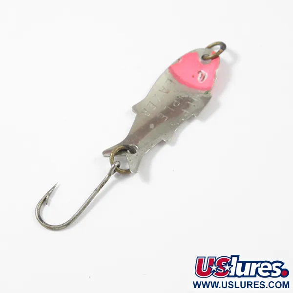 Shoff's Triple Teazer Skeddrag, Nickel / Röd, 1,1g, Fiskprofil, #2171