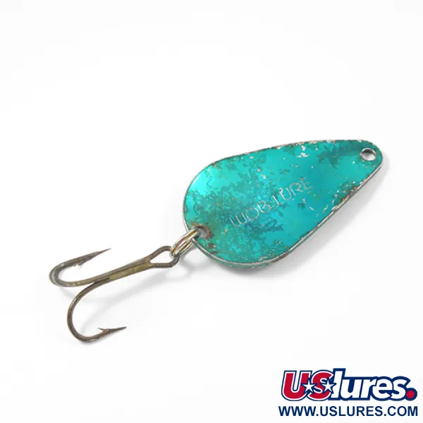 Worden’s Wob Lure Skeddrag, Hamrad nickel/Grön, 14g, USA, #2172