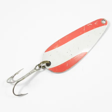 Nebco FlashBait 266 Skeddrag, Röd / Vit / Nickel, 10g, Vintage, #2182