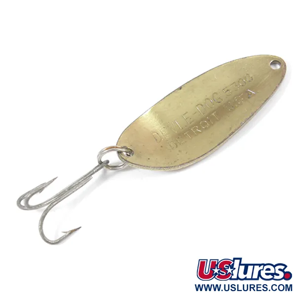 Dardevle Devle Dog 5300 Skeddrag, Mässing, 10g, Konkav Design, #2210