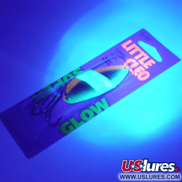 Little Cleo Glow Skeddrag, Chartreuse Orange, 21g, Super Glow, #C340TSG/SH