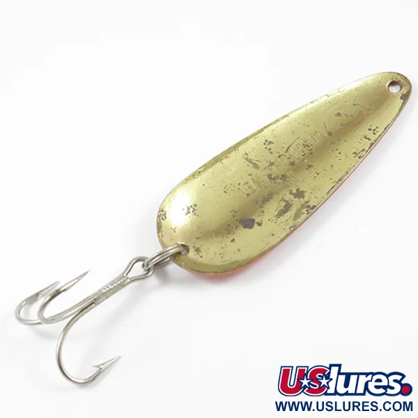 Len Thompson #2, 28g Röd/Svart/Mässing, Skeddrag #2243