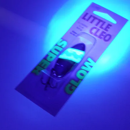 Acme Little Cleo Glow Skeddrag, Nickel/Rosa/Gul UV, 9.5g, #2245