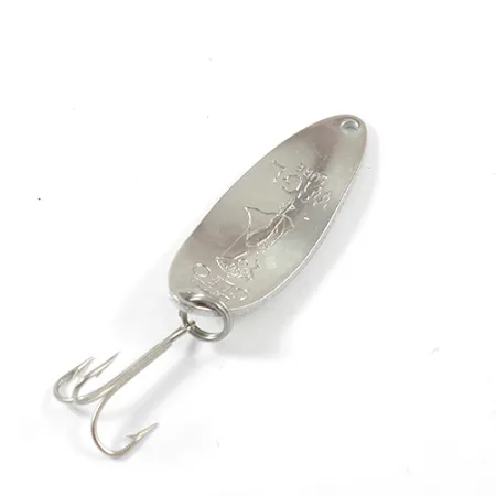 Little Cleo (Hula Girl) Skeddrag, Grön/Nickel/Glitter, 10g, #2269