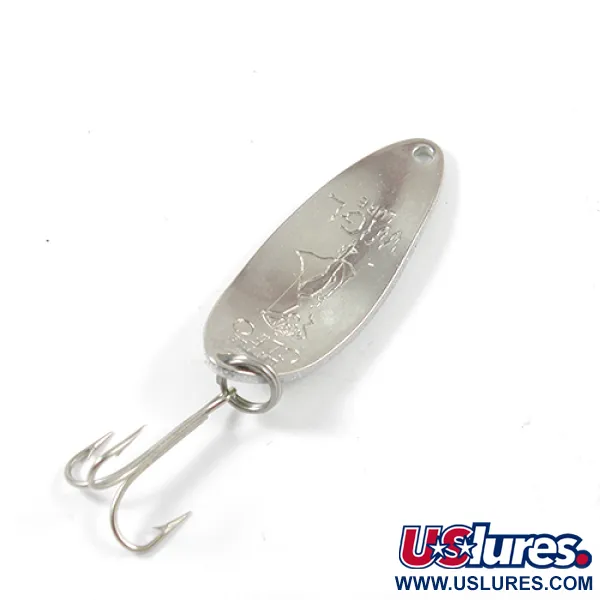 Little Cleo (Hula Girl) Skeddrag, Grön/Nickel/Glitter, 10g, #2269