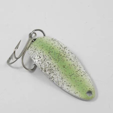 Little Cleo (Hula Girl) Skeddrag, Grön/Nickel/Glitter, 10g, #2269