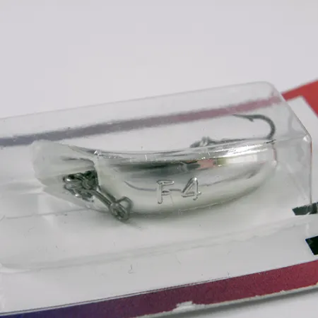 Yakima Bait FlatFish F4 Vobbler, Silver, 4cm, Trolling, #2288