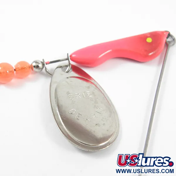 Erie Dearie Walleye Killer Spinnare, Nickel / Röd, 12g, #2291