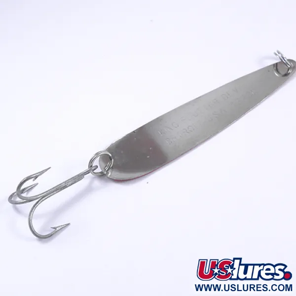 Eppinger Dardevle King Flutter Devle Skeddrag, Röd/Vit/Nickel, 9g, #2300