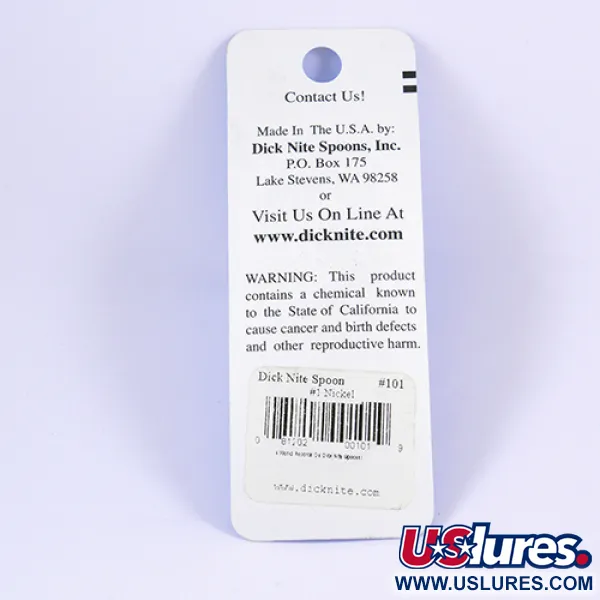 Dick Nite Dick Nite #1 Skeddrag, Nickel, 2,5 cm, Trolling, #2307