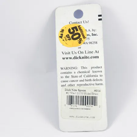 Dick Nite #0 Skeddrag, Guld / Nickel, 2cm, Klassiker, #2309