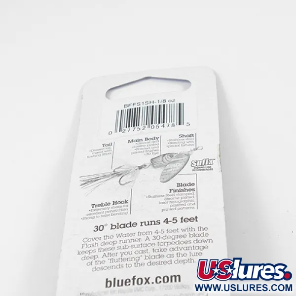 Blue Fox Flash Deep Runner Spinnare, Rainbow, 4g, Holosked, #2337