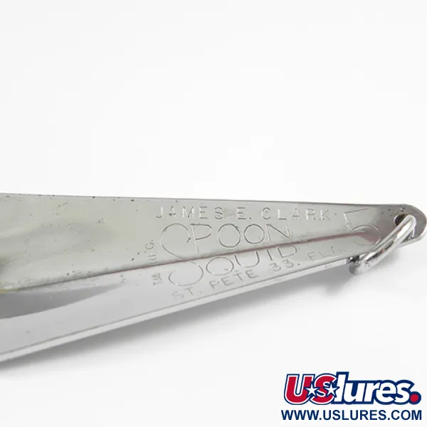 James E. Clark Clark Spoon Squid, Nickel, 35g, Vasskyddad, #2347