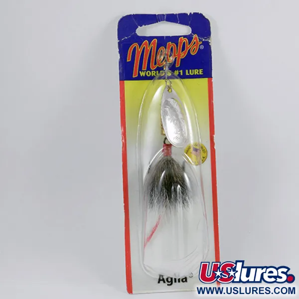 Mepps Aglia 3 Spinnare, Silver, 7,3g, Ekorrsvans, #2366