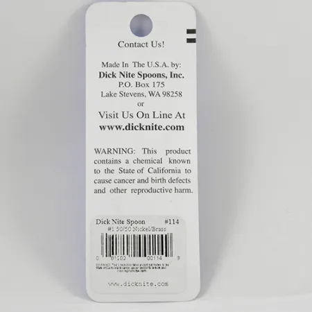 Dick Nite #1 Trollingdrag, Nickel / Guld, 1g, #2368