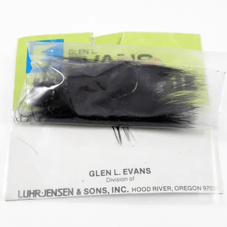 Glen Evans Little Dogie Jig-Fly, Svart, 7g, Hårjigg, #2378