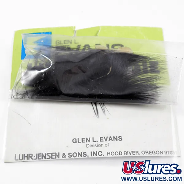 Glen Evans Little Dogie Jig-Fly, Svart, 7g, Hårjigg, #2378