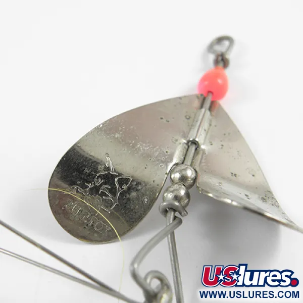 Blue Fox Spinnare, Nickel/Gul/Bucktail, 14g, Vasskydd, #2393