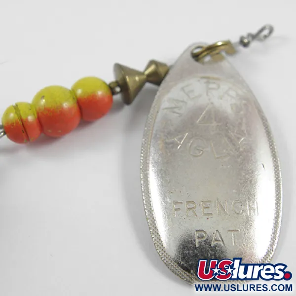 Mepps Aglia 4 spinnare, Nickel, 10g, Bucktail, #2394