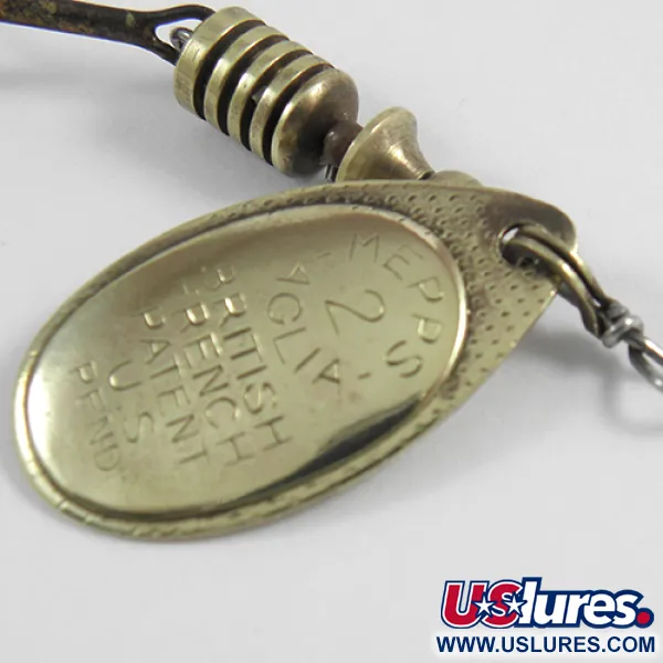 Mepps Aglia 2 Spinnare, Mässing, 4,5g, Direktrotation, #2405