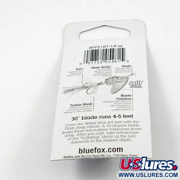 Blue Fox Flash Deep Runner Spinnare, Trout, 4g, Fjädrad krok, #2413