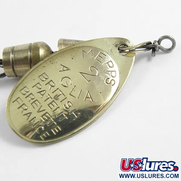 Mepps Aglia 2 Spinnare, Mässing, 4.5g, Klassiskt Skedblad, #2414