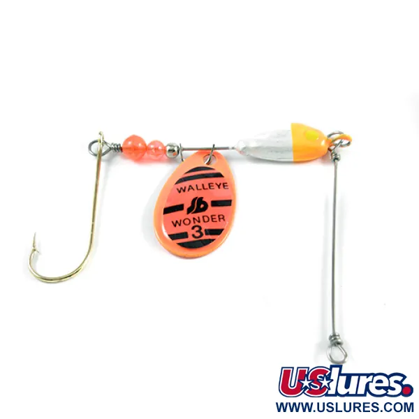 South Bend Walleye Wonder 3 Spinnare, Fluorescerande orange, 13g, #2431