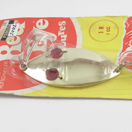 Hofschneider Red Eye Wiggler Skeddrag, Guld, 28g, Röda ögon, #2442