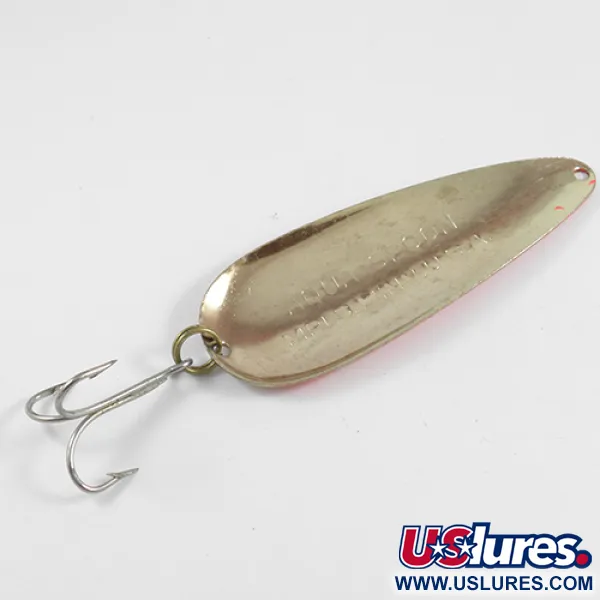 Nebco Aqua Spoon Skeddrag, Hamrat guld/Orange, 21g, Vintage, #2457