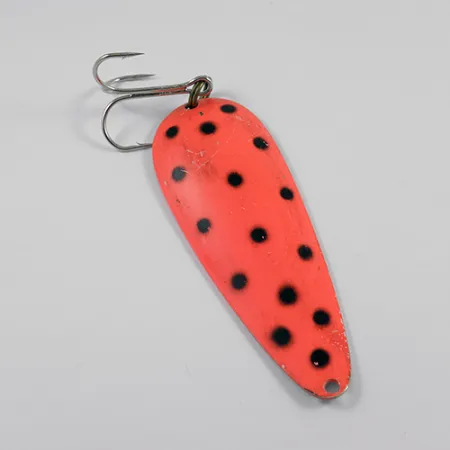 Nebco Aqua Spoon Skeddrag, Röd/Svart/Nickel, 21g, Vintage, #2459