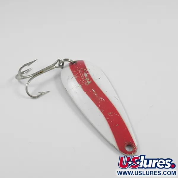Len Thompson #2 Skeddrag, Röd/Vit/Mässing, 28g, Mässing, #2460