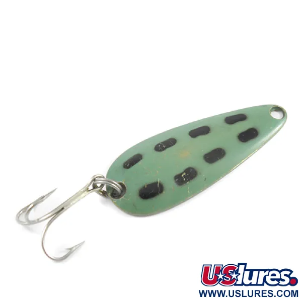 Len Thompson #1 Skeddrag, Grön/Svart/Mässing, 21g, Vaggande, #2461