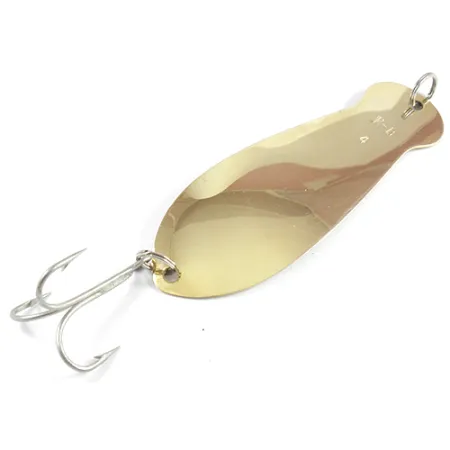 K-B Bait K-B Spoon 4 Skeddrag, Guld, 40g, Stansat Metallblad, #2470