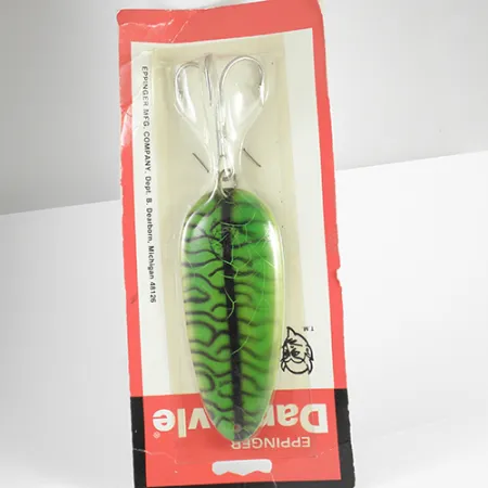 Eppinger Dardevle Huskie Junior Skeddrag, Grön / Nickel, 58g, #2474