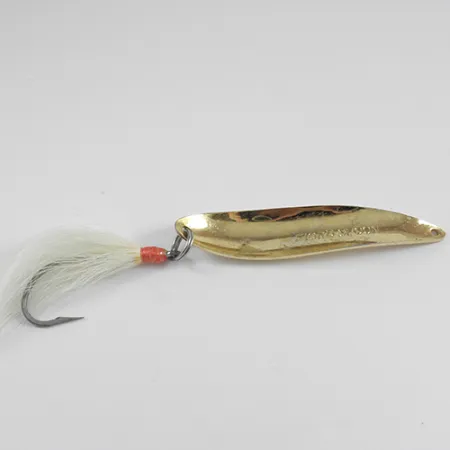 ACME Fiord Spoon Skeddrag, Guld/Orange, 18g, Fjädrad enkelkrok, #2485