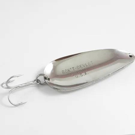 Dardevle Rok't Devlet Skeddrag, Nickel, 35g, Polerad, #2505