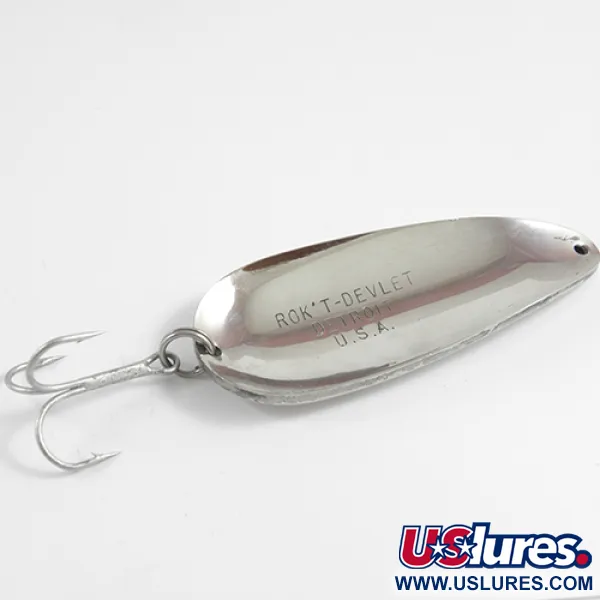 Dardevle Rok't Devlet Skeddrag, Nickel, 35g, Polerad, #2505