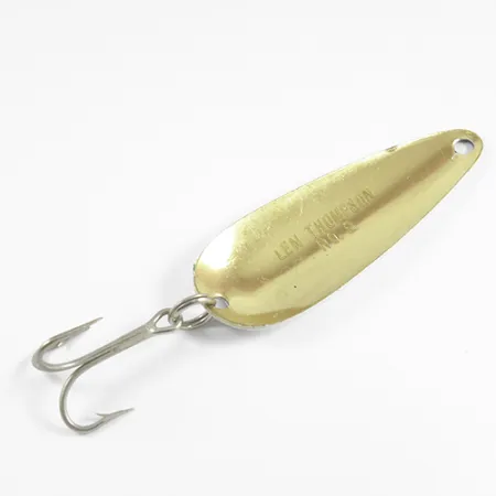 Len Thompson #2 Skeddrag, Svart/Vit/Mässing, 28g, Klassisk, #2518