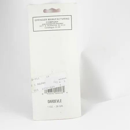 Eppinger Dardevle Skeddrag, Röd / Nickel / Elfenben, 28g, #2557