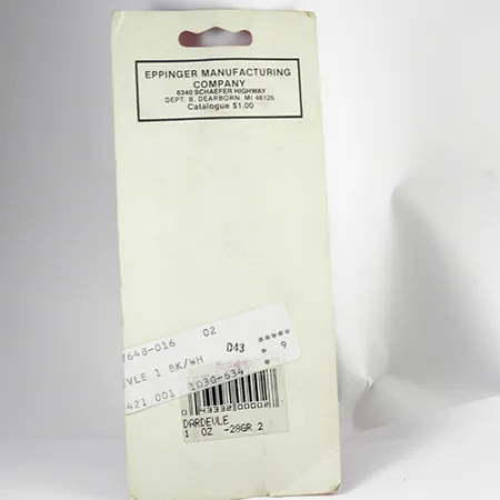 Eppinger Dardevle Skeddrag, Svart/Elfenben, 28g, Klassiker, #2558