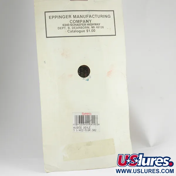 Eppinger Dardevle Huskie Devle Skeddrag, Svart/Elfenben, 91g, #2560