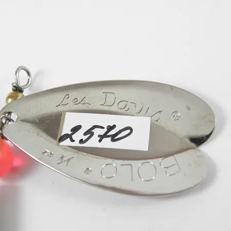 Luhr Jensen Les Davis Bolo Spinnare, Mässing/Nickel, 14g, #2570