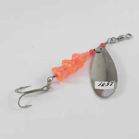 Gibbs Spinnare, Nickel, 7g, Räfflade Pärlor, #2571