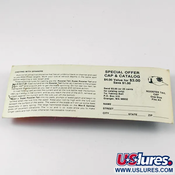 Worden’s Original Rooster Tail 6 Spinnare, Silver/Rosa, 15g, #2597