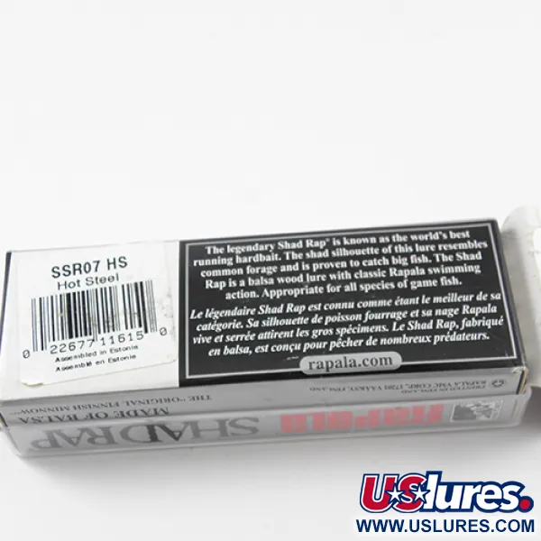 Rapala Shallow Shad Rap Wobbler, Abborre, 7g, Balsa, #2613